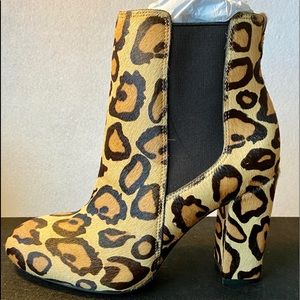 Sam Edelman Nude Leopard Bootie